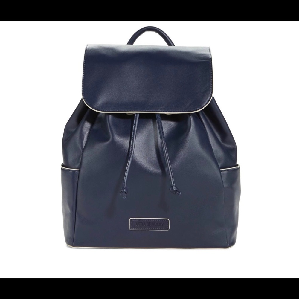 Vera Bradley Navy Leather Purse/ backpack